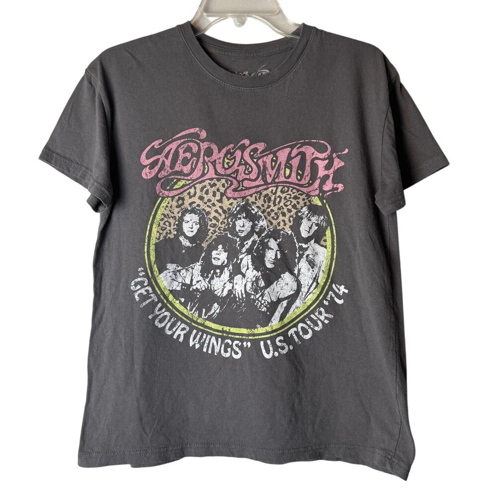 Aerosmith Get Your Wings Tour 1974 Concert T Shirt Medium